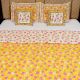 Yellow Blossom Handblock Quilt